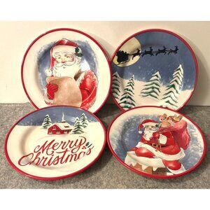 St. Nicholas Square 7.25" Christmas Tradition Appetizer Plates  # 3327